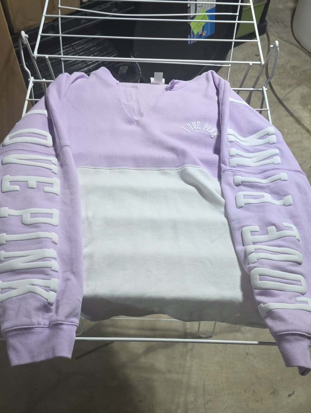 Womens Victoria Secret Pink XL Sweatshirt